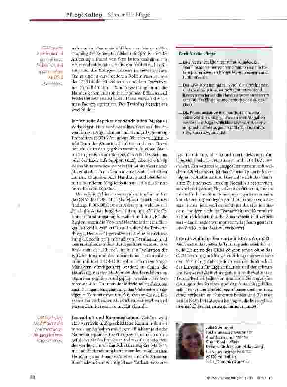 Vorschauseite 3: Notfallteam: Agieren auf Augenhöhe