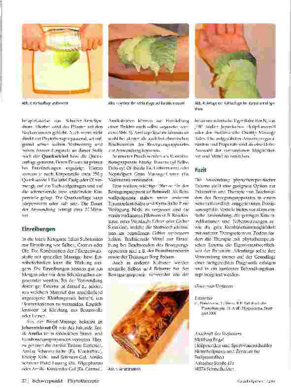 Vorschauseite 3: Phytotherapeutische Externa