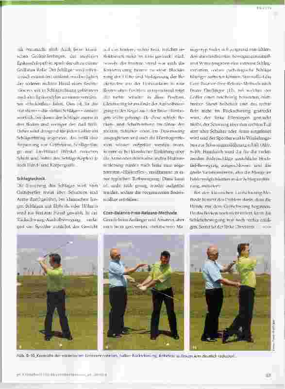 Vorschauseite 5: Der Golferellenbogen: Überlastung durch Technikfehler?
