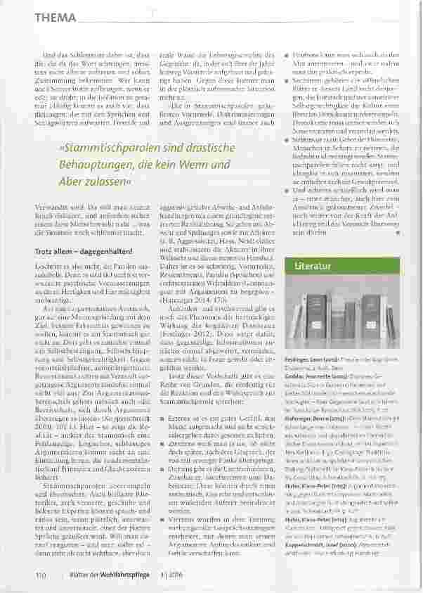 Vorschauseite 3: Platte Sprüche und aggressive Rechthabereien