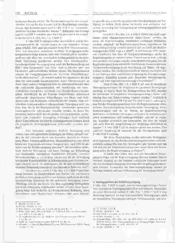 Vorschauseite 2: Stärkung der Vertragsfreiheit der Krankenkassen Neue Gestaltungsspielräume in der Selektiwersorgung durch das GKV-Versorgungsstärkungsgesetz (GKV-VSG)