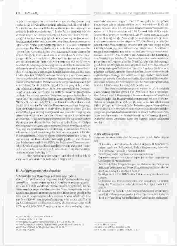 Vorschauseite 6: Stärkung der Vertragsfreiheit der Krankenkassen Neue Gestaltungsspielräume in der Selektiwersorgung durch das GKV-Versorgungsstärkungsgesetz (GKV-VSG)