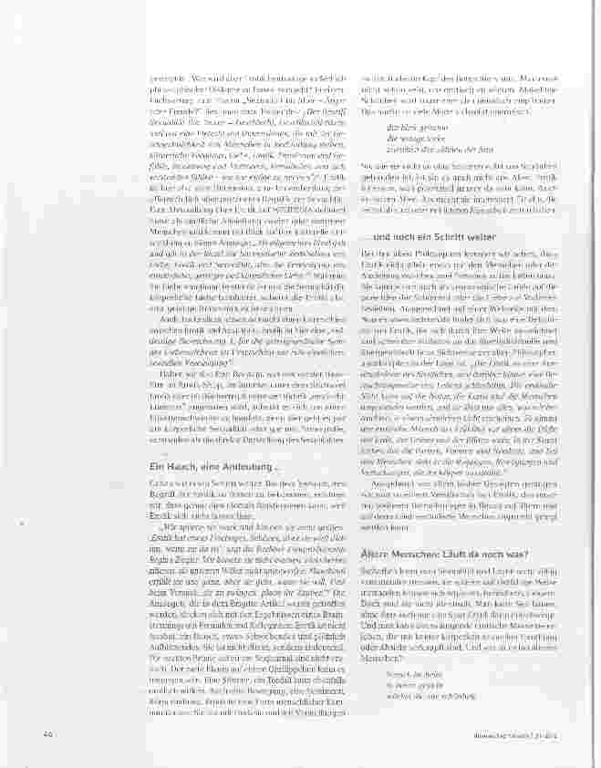 Vorschauseite 2: Erotik Auf den Spuren eines flüchtigen Phänomens