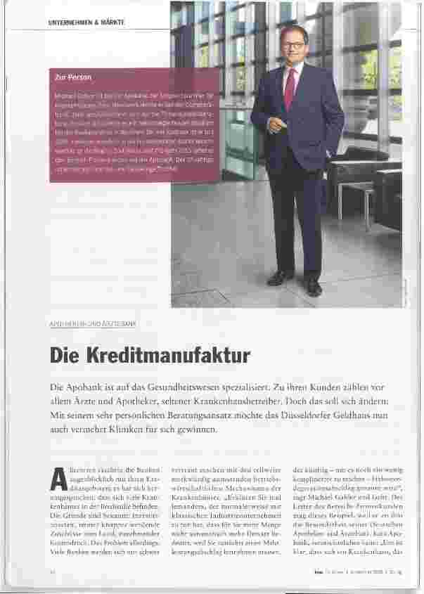 Vorschauseite 1: Die Kreditmanufaktur