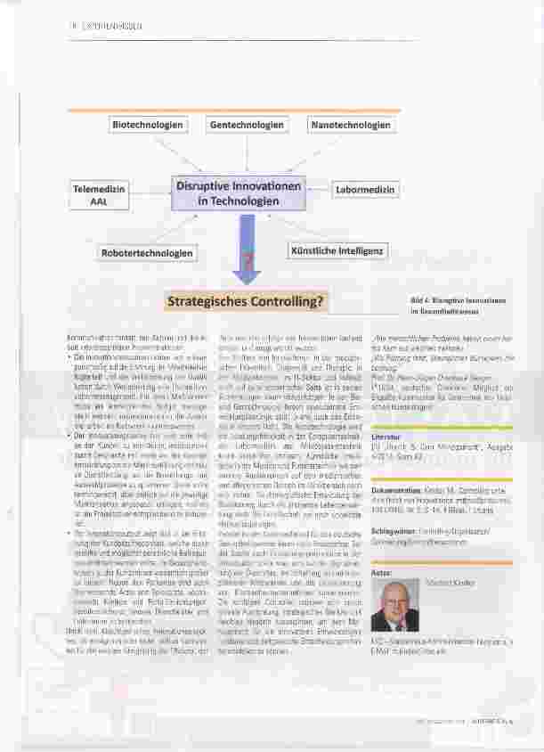 Vorschauseite 5: Controlling unter dem Druck von Innovationen