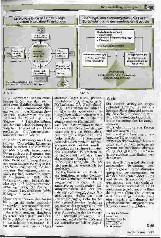 Vorschauseite 4: Die Controlling-Konzeption Am Beispiel des Marien-Hospitals in Stuttgart