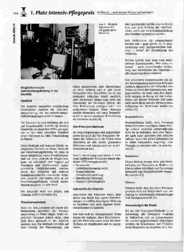 Vorschauseite 3: ... nach bestem Wissen und Gewissen? Ethik in der Intensivpflege
