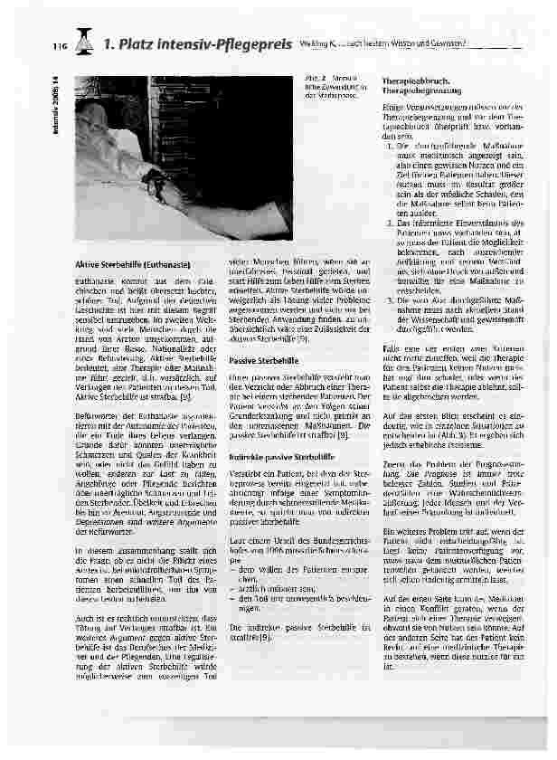 Vorschauseite 5: ... nach bestem Wissen und Gewissen? Ethik in der Intensivpflege