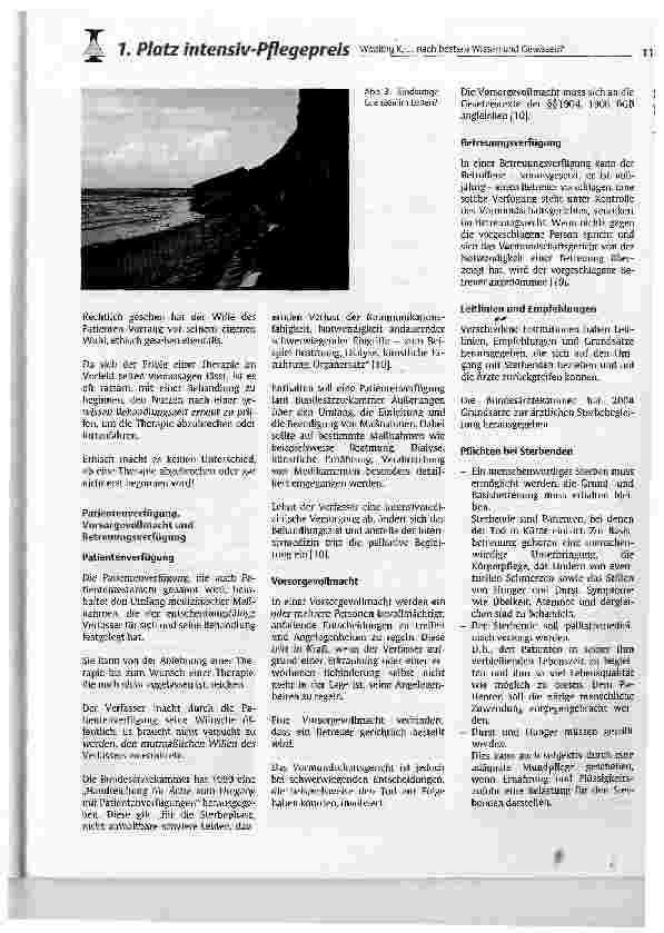 Vorschauseite 6: ... nach bestem Wissen und Gewissen? Ethik in der Intensivpflege