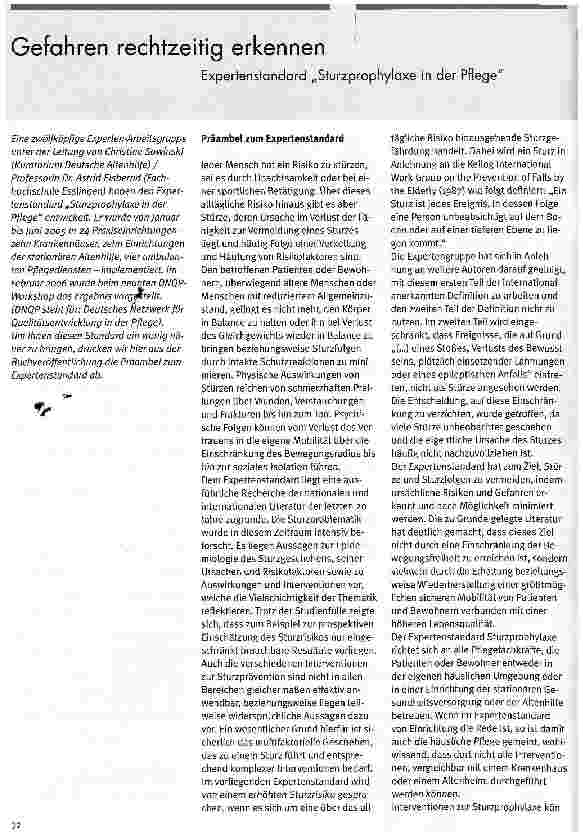 Vorschauseite 1: Gefahren rechtzeitig erkennen
