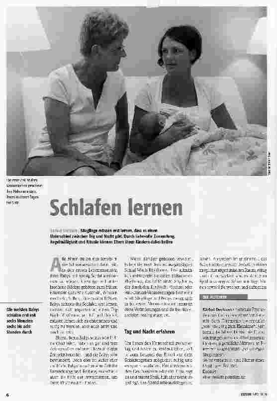 Vorschauseite 1: Schlafen lernen