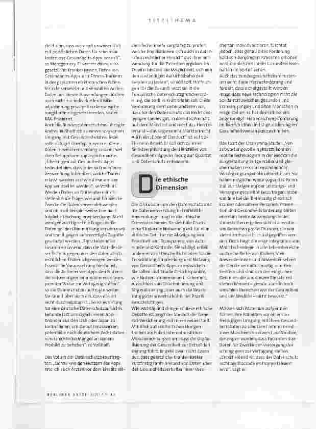 Vorschauseite 5: Schöne neue Welt der Smart Health?