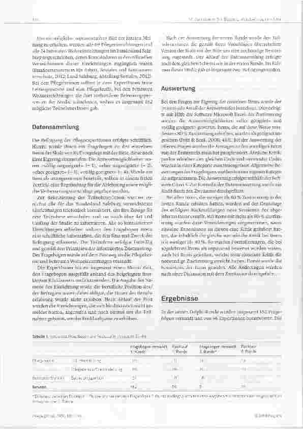 Vorschauseite 4: Die Inhaitsvaiidität der Ryff-Skaia für Bewohnerinnen von PfLegeheimen und betreuten Wohneinrichtungen