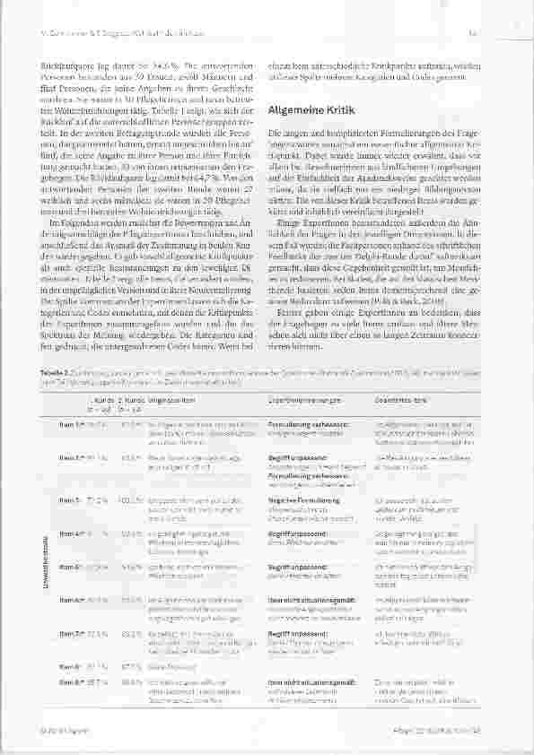 Vorschauseite 5: Die Inhaitsvaiidität der Ryff-Skaia für Bewohnerinnen von PfLegeheimen und betreuten Wohneinrichtungen