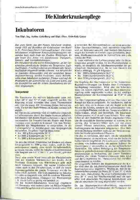 Vorschauseite 1: Inkubatoren