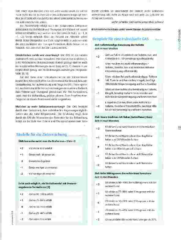 Vorschauseite 2: Assessment: Goal Attainment ScaleSubjektive Ziele objektiv messen