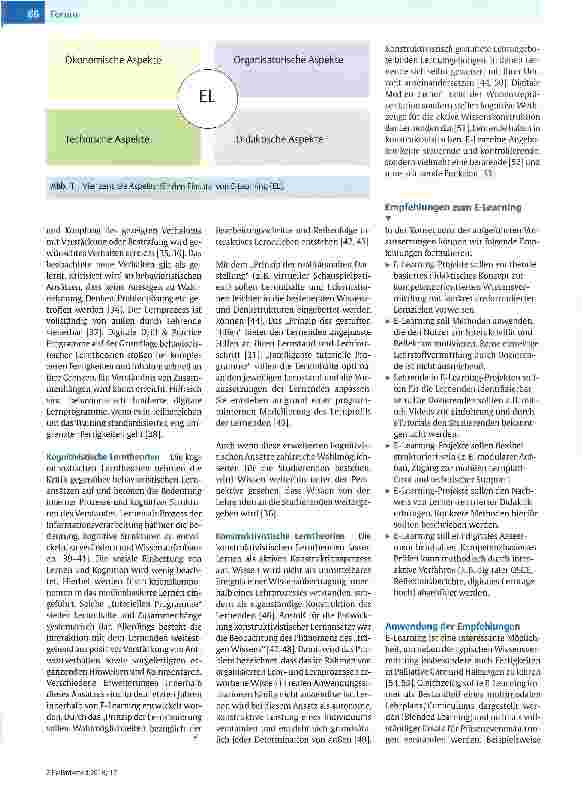 Vorschauseite 2: E-Learning in der Aus-, Fort-und Weiterbildung