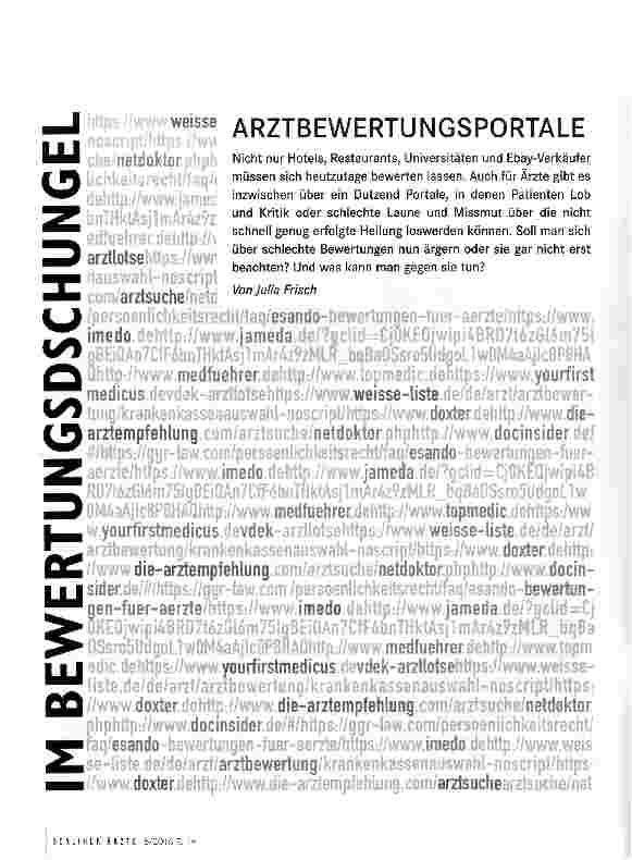 Vorschauseite 1: Im Bewertungsdschungel