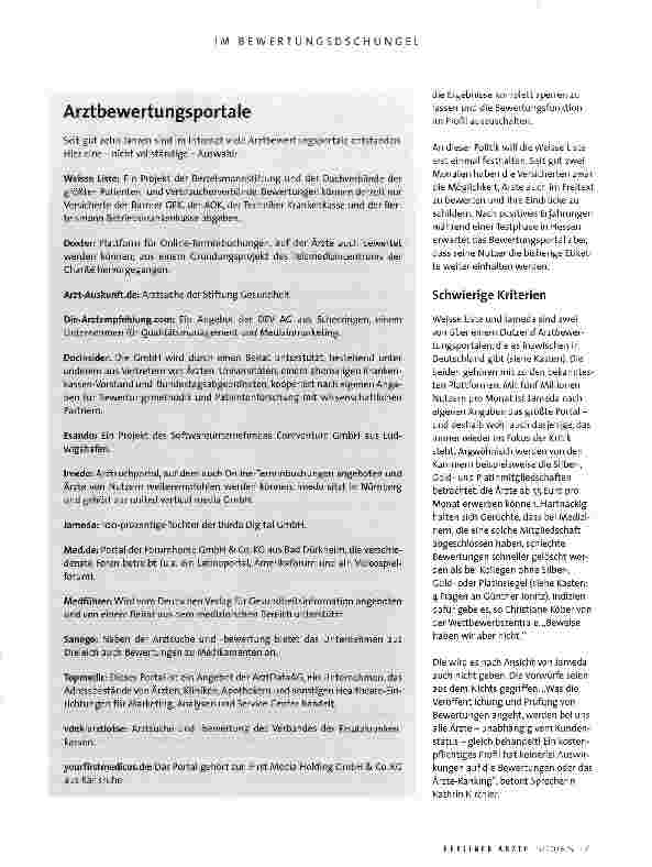 Vorschauseite 4: Im Bewertungsdschungel