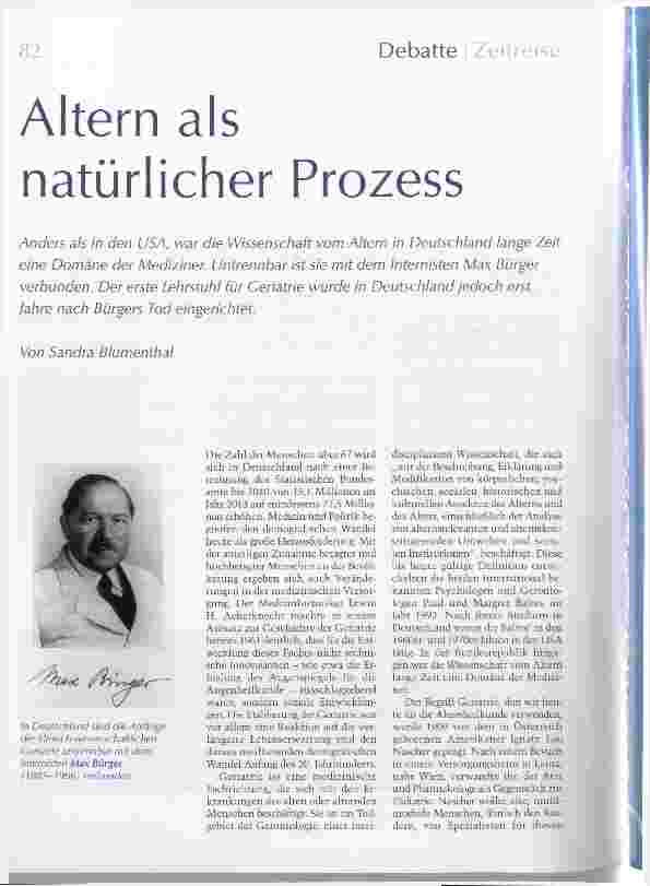 Vorschauseite 1: Altern als natürlicher Prozess