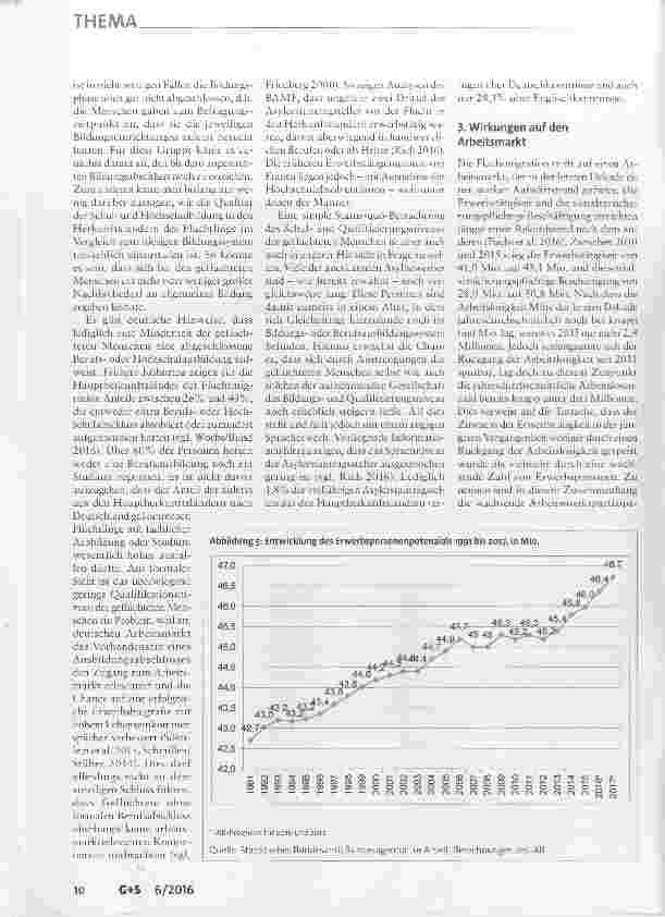 Vorschauseite 5: Fluchtmigration und Arbeitsmarkt: Kann die Integration gelingen?