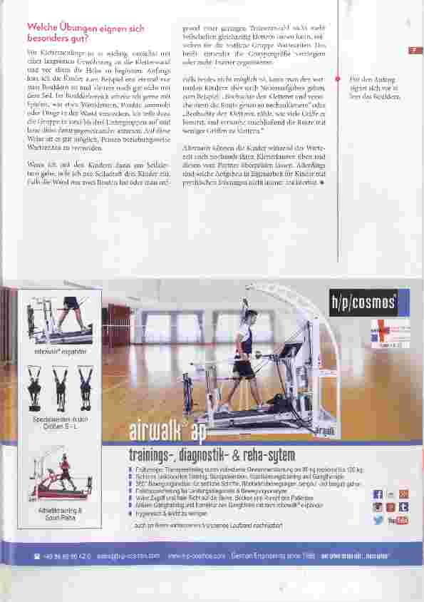 Vorschauseite 2: Ran an die Kletterwand