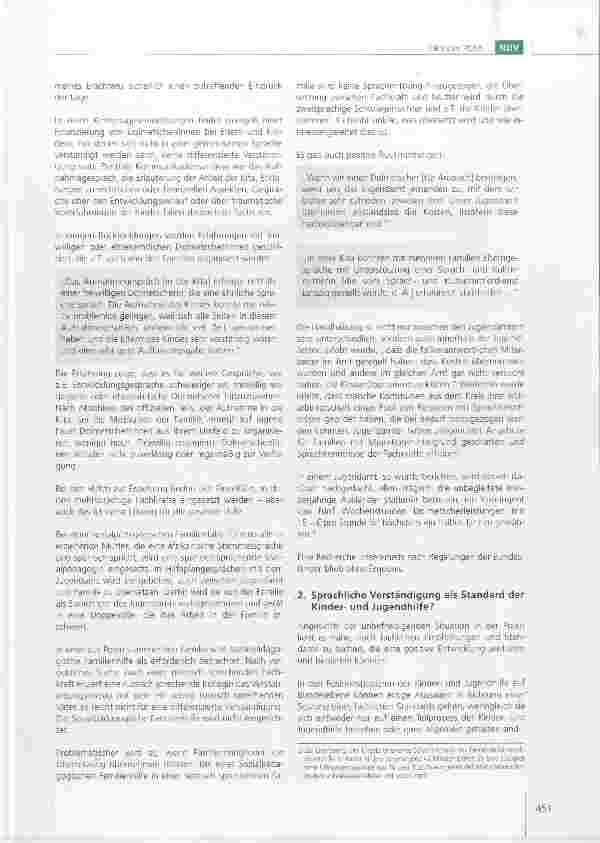 Vorschauseite 2: Sprachliche Verständigung als fachlicher Standard in der Kinderund Jugendhilfe