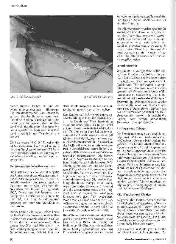 Vorschauseite 3: Pflege eines herzkranken Kindes mit intraaortaler Ballonpumpe