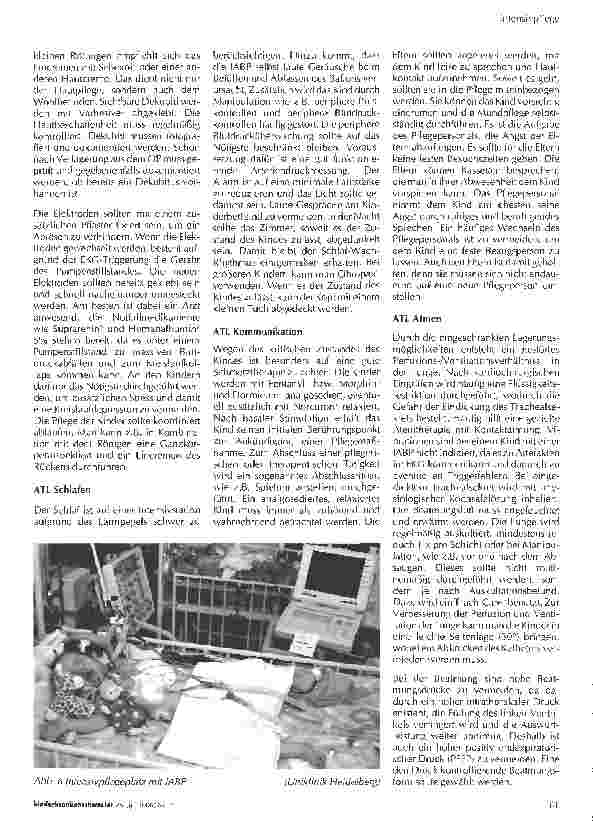 Vorschauseite 4: Pflege eines herzkranken Kindes mit intraaortaler Ballonpumpe