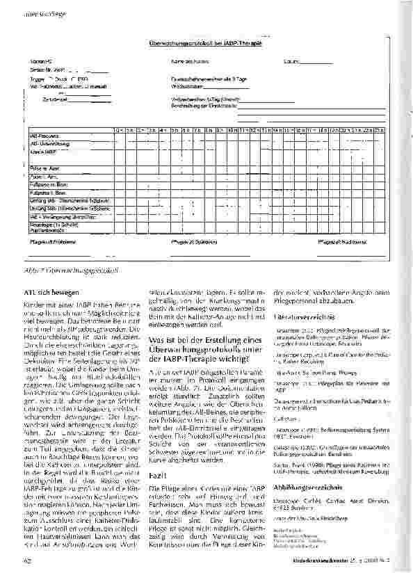 Vorschauseite 5: Pflege eines herzkranken Kindes mit intraaortaler Ballonpumpe
