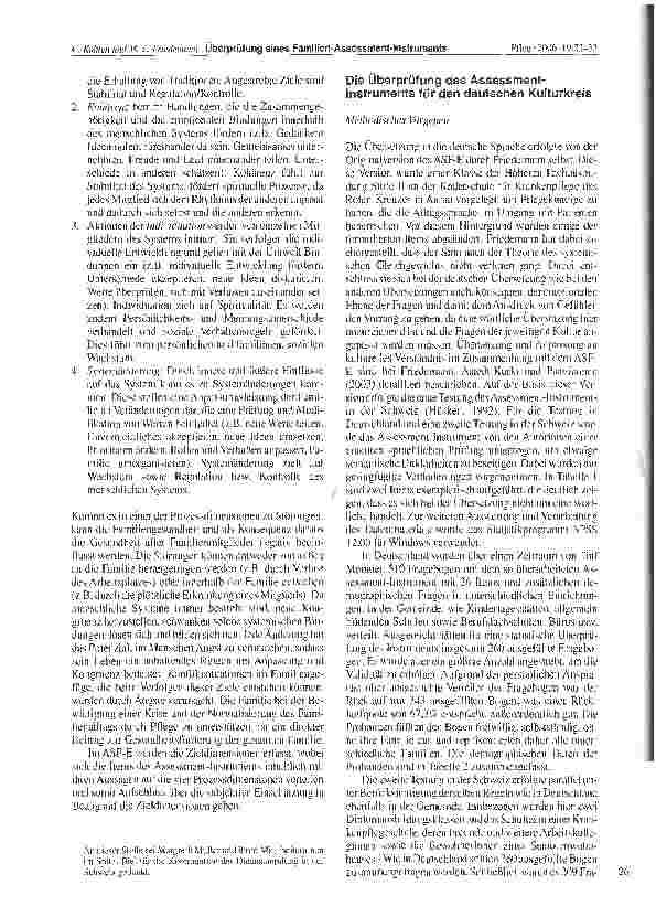 Vorschauseite 4: Überprüfung eines Familien-Assessment-Instruments auf der Grundlage der Theorie des systemischen Gleichgewichts