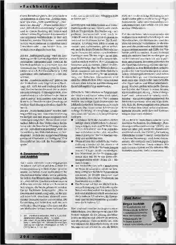 Vorschauseite 4: Qualitätsmanagement, Standards und Bewertungskriterienin deutschen Bibliotheken