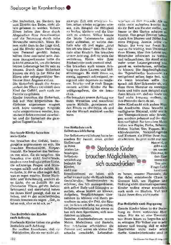 Vorschauseite 5: Wenn Kinder sterben - Begleitung wohin?