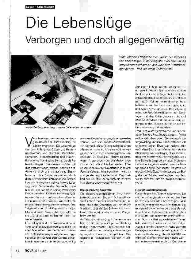 Vorschauseite 1: Die LebenslügeVerborgen und doch allgegenwärtig