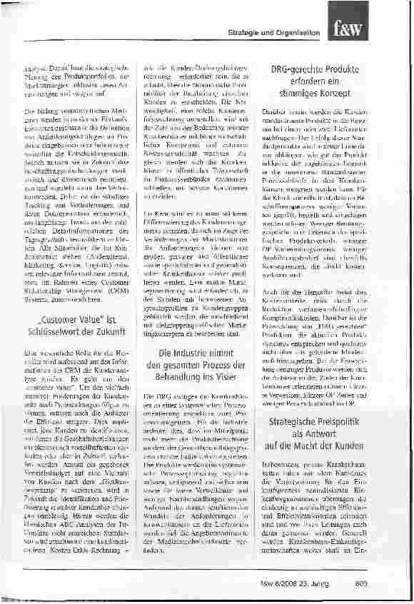 Vorschauseite 2: Die Kliniken haben mehr Macht, als sie ahnen
