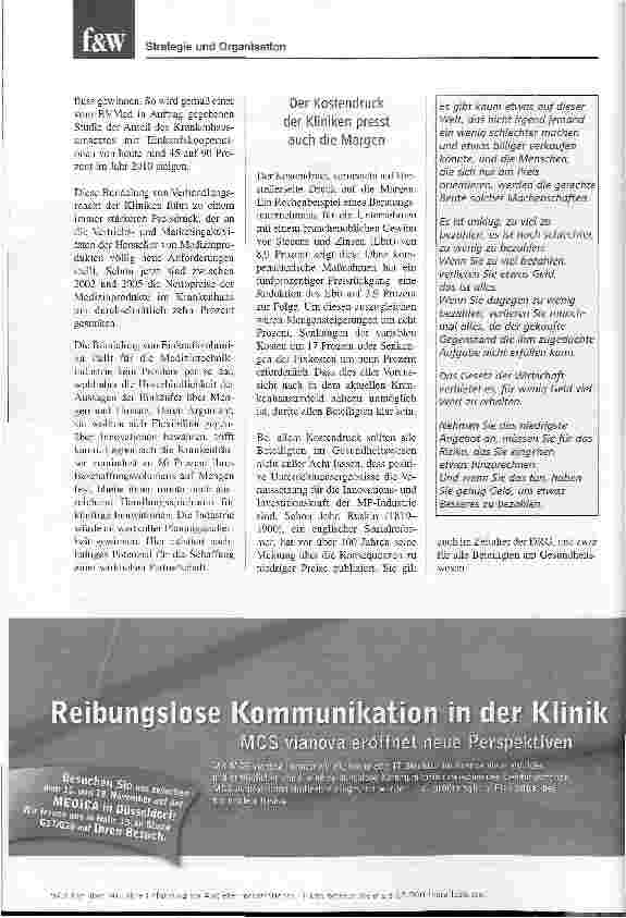Vorschauseite 3: Die Kliniken haben mehr Macht, als sie ahnen