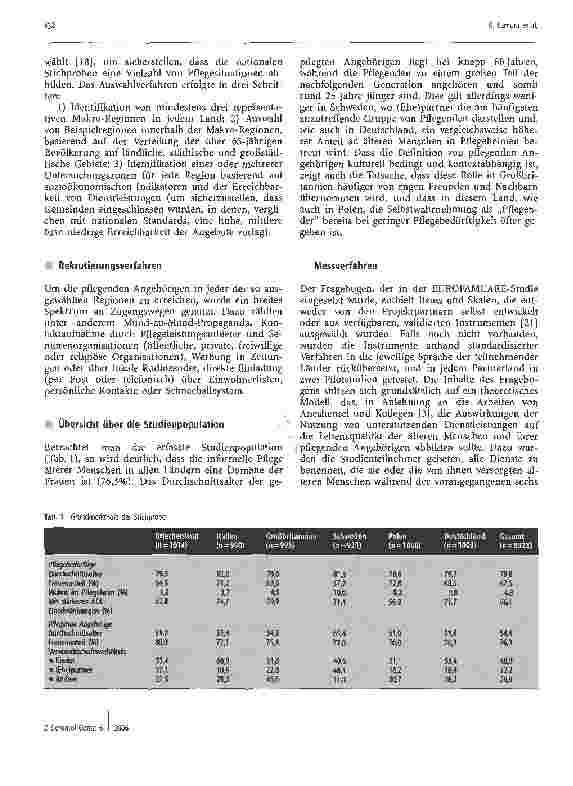 Vorschauseite 4: Erfahrungen von pflegenden Angehörigen älterer Menschen in Europa bei der Inanspruchnahme von Unterstützungsleistungen