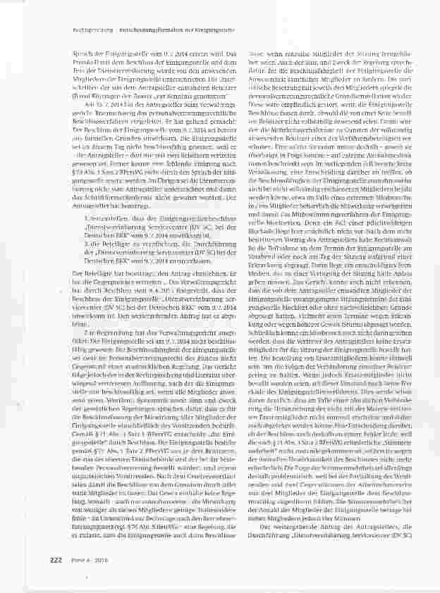 Vorschauseite 2: Entscheidungsformalien der Einigungsstelle