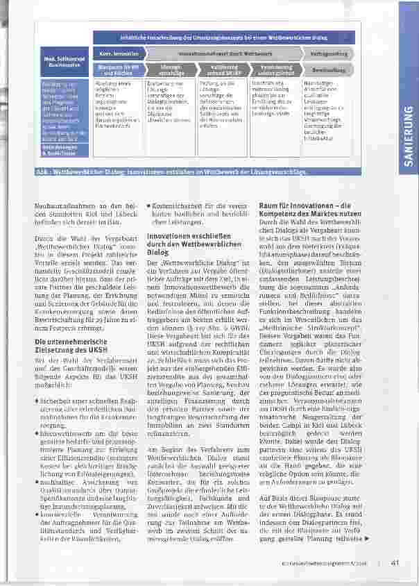 Vorschauseite 2: Ein Universitätsklinikum zum Festpreis