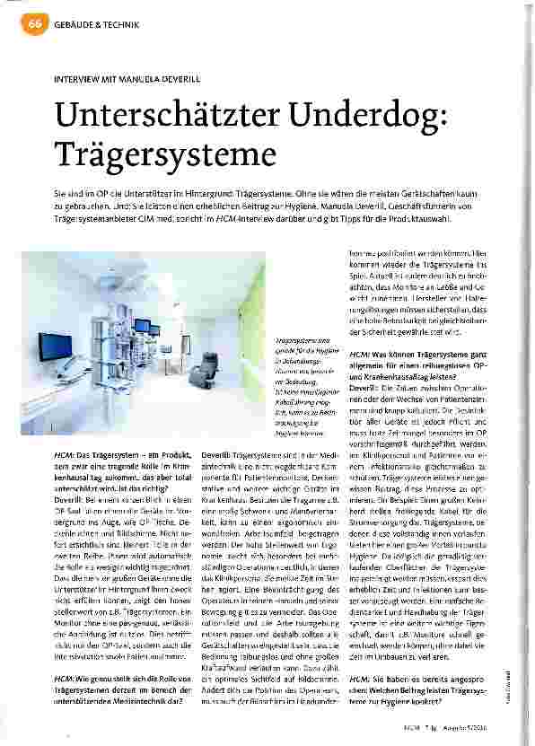 Vorschauseite 1: Unterschätzter Underdog: Trägersysteme