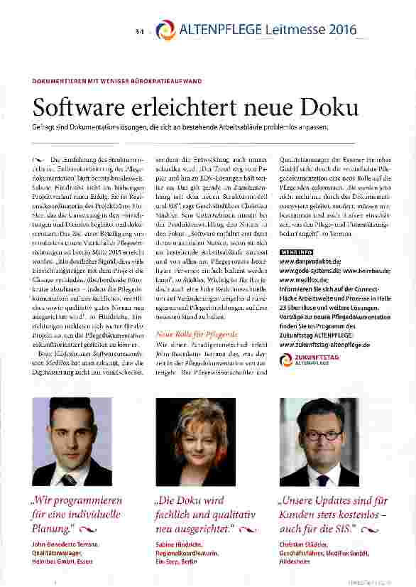 Vorschauseite 1: Software erleichtert neue Doku