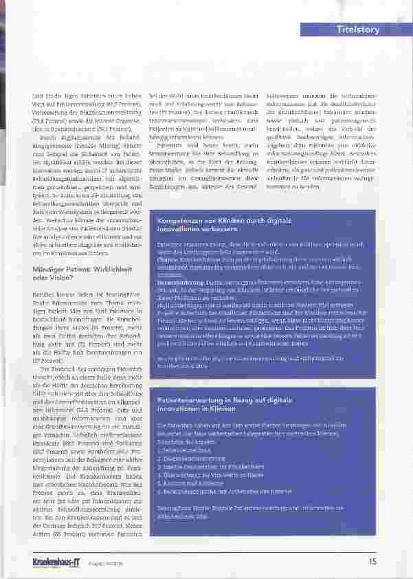 Vorschauseite 2: Bei der Digitalisierung Schlusslicht