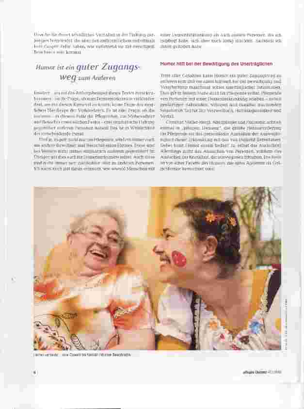 Vorschauseite 3: Die besten Witze über Demenz habe ich von Demenzerkrankten gehört...!