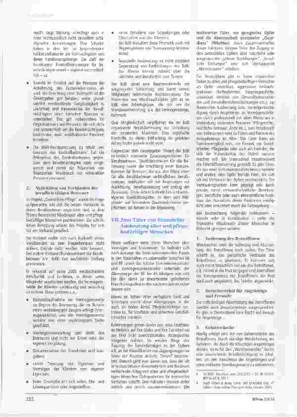 Vorschauseite 2: Finanzieller Missbrauch alter und pflegebedürftiger Menschen Kein Thema Kein Problem? Teil 2