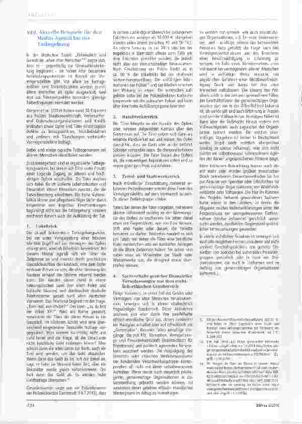 Vorschauseite 4: Finanzieller Missbrauch alter und pflegebedürftiger Menschen Kein Thema Kein Problem? Teil 2