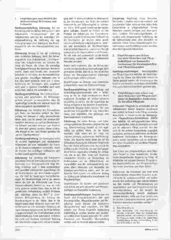 Vorschauseite 6: Finanzieller Missbrauch alter und pflegebedürftiger Menschen Kein Thema Kein Problem? Teil 2