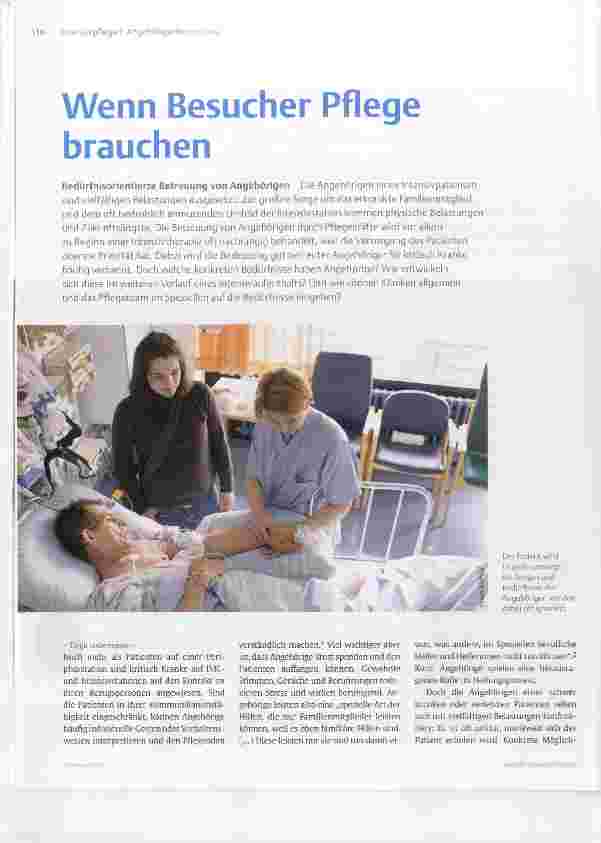 Vorschauseite 1: Wenn Besucher Pflege brauchen
