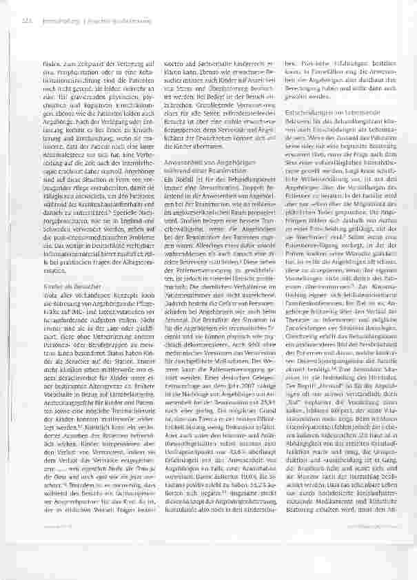 Vorschauseite 5: Wenn Besucher Pflege brauchen
