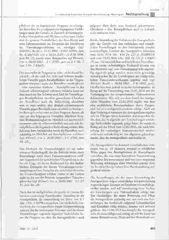 Vorschauseite 6: Zum Widerruf der Erlaubnis zur Führung der Berufsbezeichnung »Altenpflegerin«
