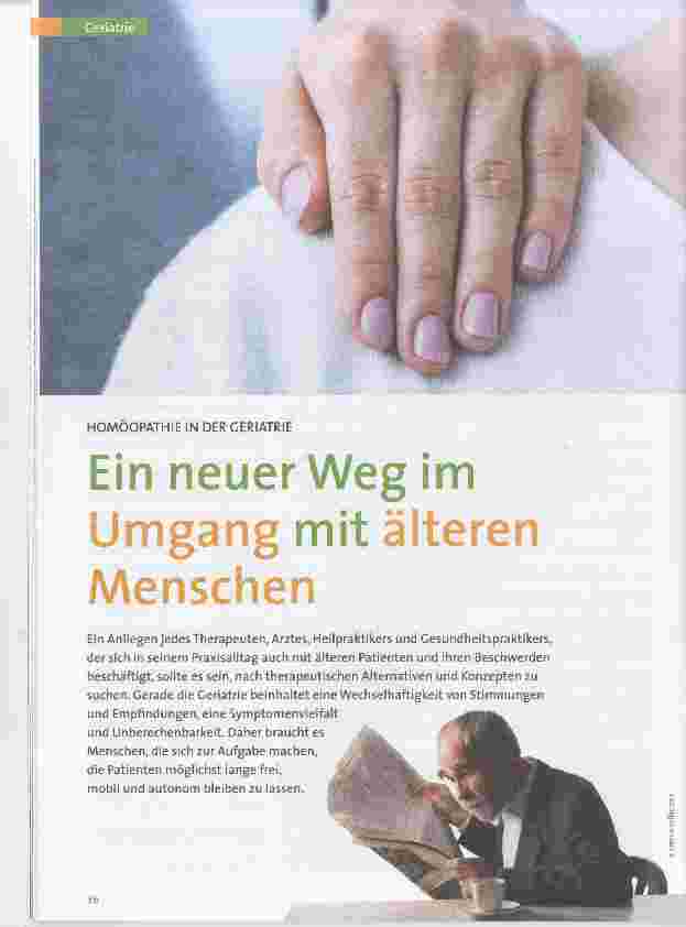 Vorschauseite 1: Ein neuer Weg im Umgang mit älteren Menschen